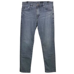 AG Adriano Goldschmied Dylan Jeans Mens 32x33 Gray Slim Skinny AG-ED Denim NEW